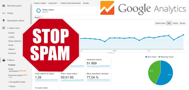 Spam v Google Analytics