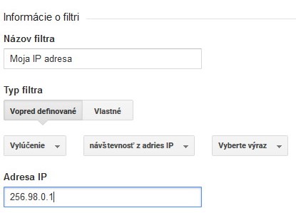 filter ip adresy