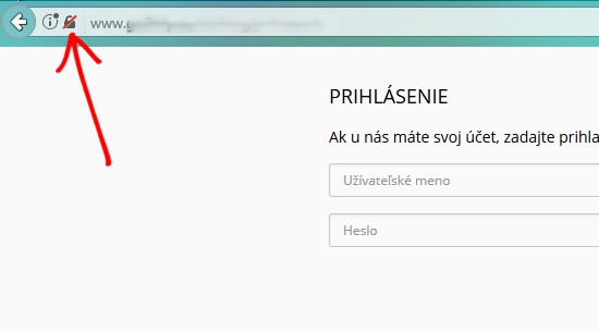 prihlásenie bez SSL